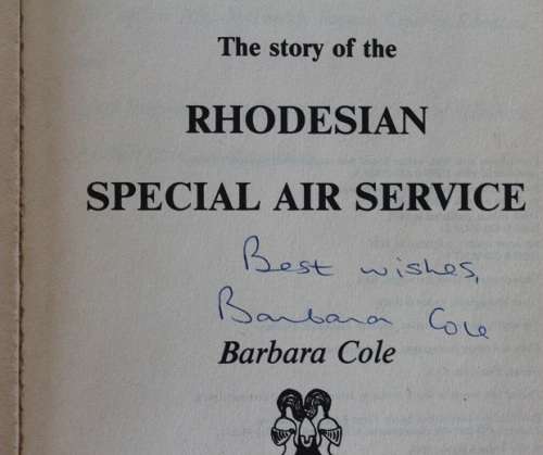 The Elite-Rhodesian Special Service by Barbara Cole-signed