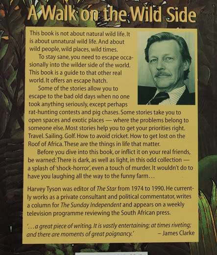 A Walk on the Wild Side by Harvey Tyson