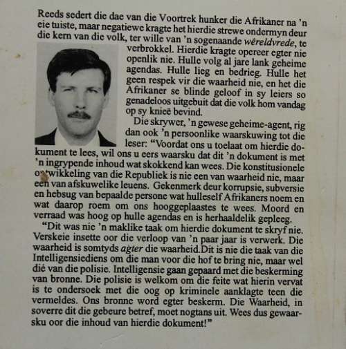 Volksverraad deur Advokaat P.J. Pretorius