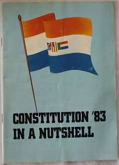 Grondwet `83 in `n neutedop/Constitution `83 in a nutshell by Dr. Stoffel van der Merwe