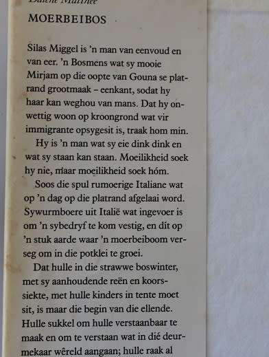 Moerbeibos deur Dalene Matthee