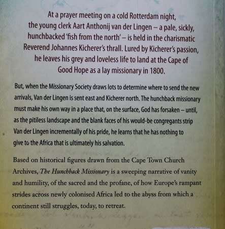 The Hunchback Missionary by Elsa Joubert