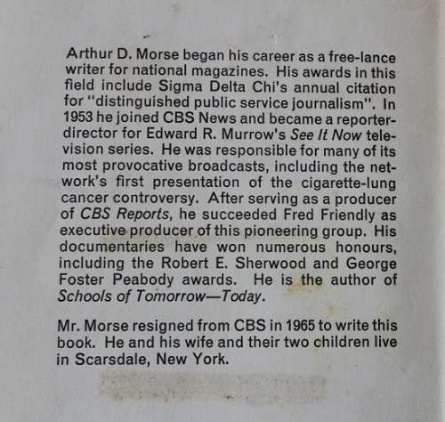 While six million died by Arthur D. Morse