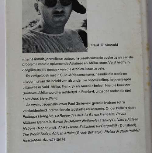 Die Stryd om Suidwes-Afrika deur Paul Giniewski-1966