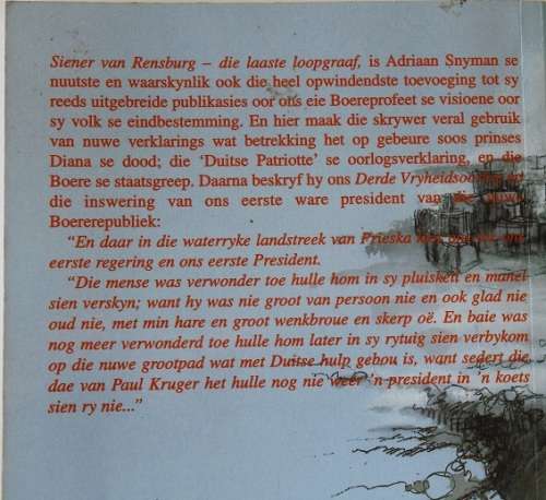 Die Laaste Loopgraaf deur Adriaan Snyman-Siener van Rensburg