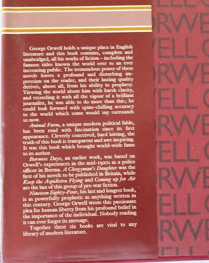 George Orwell complete and unabridged.