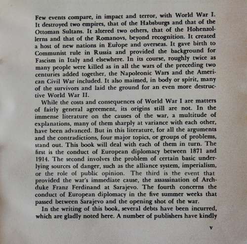 The Origins of World War I by Joachim Remak