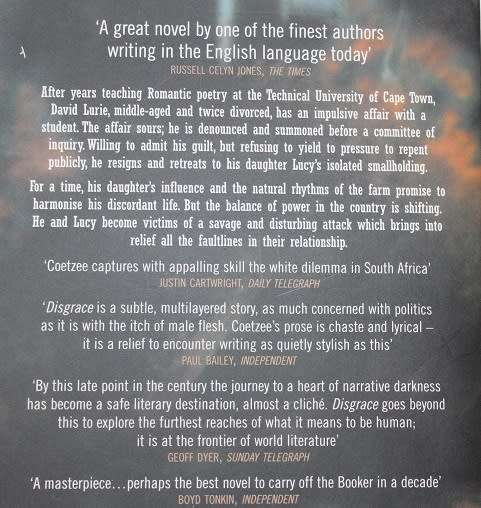 Disgrace by J.M. Coetzee
