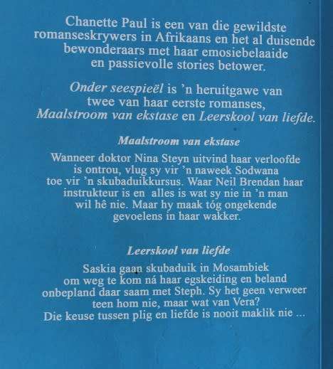 Onder Seespieël deur Chanette Paul