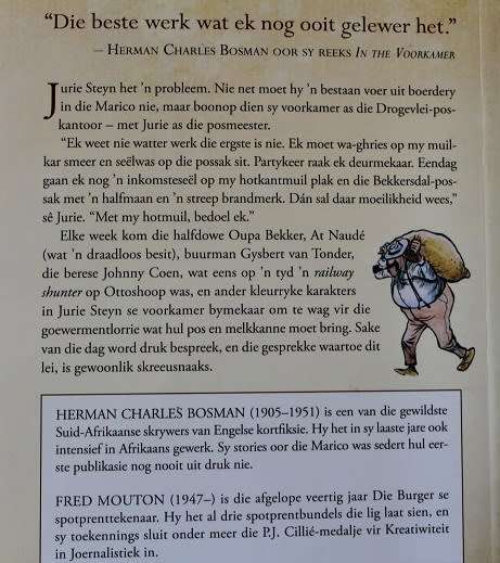 `n Bekkersdal-Marathon en ander Voorkamer stories-Herman Charles Bosman