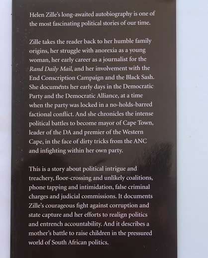Helen Zille Not without a fight. The Autobiography