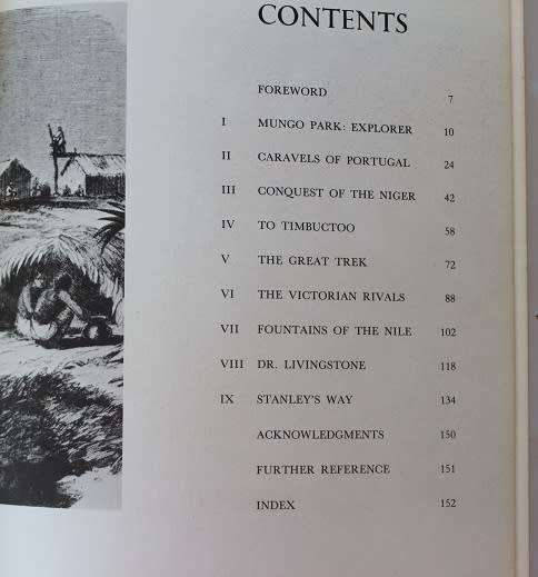 Exploration of Africa by Thomas Sterling 1969 edition.