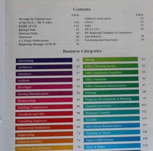 Port Elizabeth and Environs-The city-Key leaders,Companies,Organisations