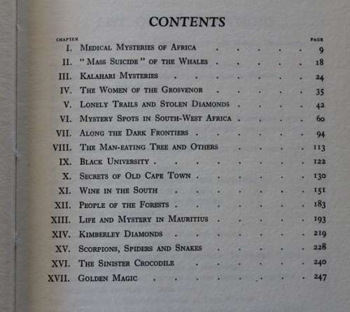 Secret Africa by Lawrence G. Green