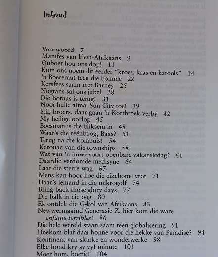 Afrikaans my Darling deur Koos A. Kombuis