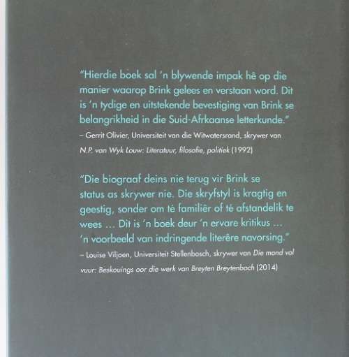 André P. Brink en die spel van liefde-`n Biografie deur Leon de Kock