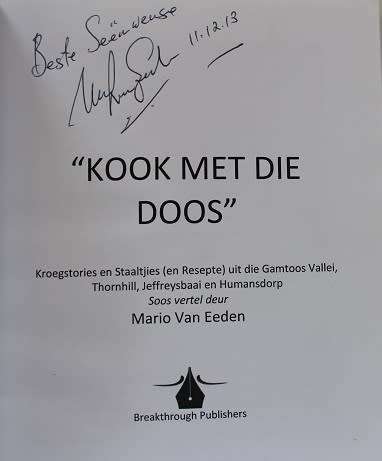 Redelik raar en meestal waar- Thysie Booyens en Kook met die doos deur Mario Van Eden-Twee in een