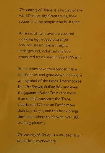 The history of trains by Colin Garratt
