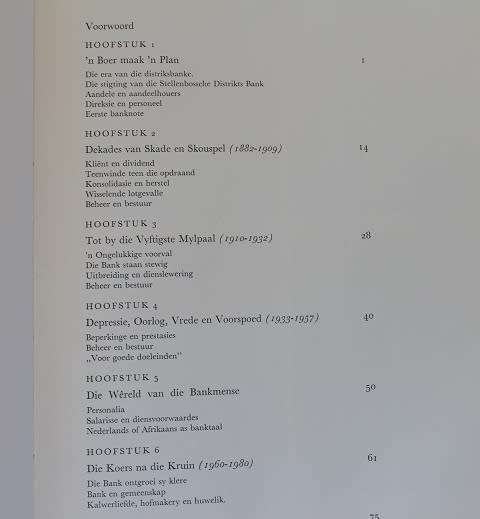 Die Stellenbossche Distriksbank 1882-1982 deur Bun Booyens