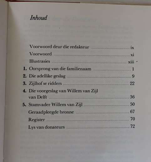 Die  van Zyl-familie in Suid Afrika deur D.j. van Zyl. Die Europese herkoms-M.C. van Zyl