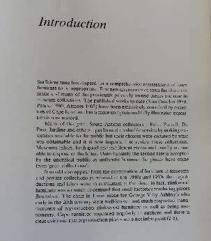 Town furniture of the Cape by Michael Baraitser and Anton Oberholzer