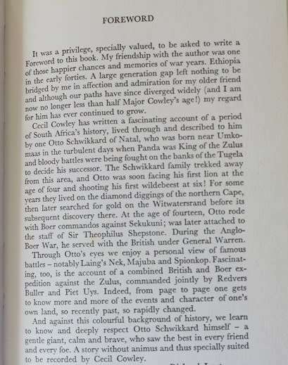 Schwikkard of Natal and the old Transvaal by Cecil Cowley