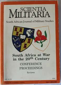 Scientia Militaria. South African Journal of Military Studies vol.30 (2)2000. Anglo-Boer war content