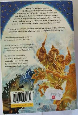 Harry Potter and the Order of the Phoenix by J.K. Rowling