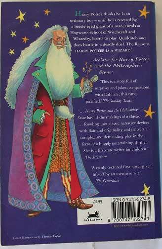 Harry Potter and the Philosopher`s Stone by J.K. Rowling