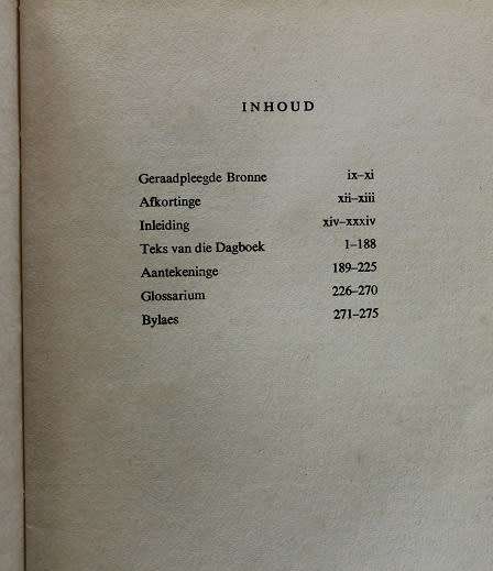 Die dagboek van Louis Trigardt deur  Prof. T.H.le Roux