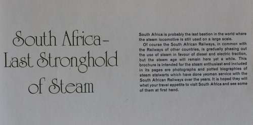 South Africa - Last Stronghold of Steam