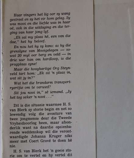 So ver na Mooigelegen deur H.S. van Blerk. Geteken