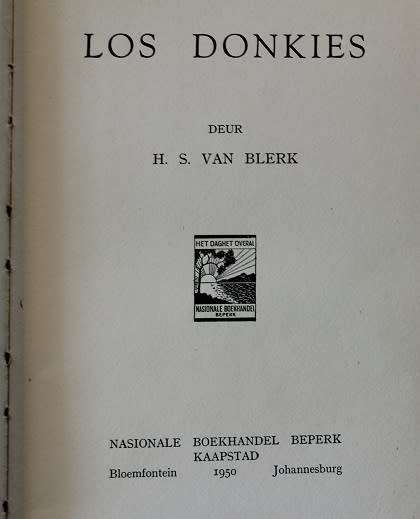 Los Donkies deur H.S. van Blerk
