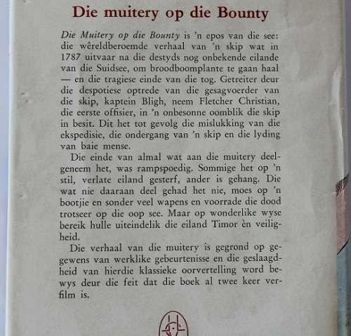 Die Muitery op die Bounty deur Nordhoff en Hall