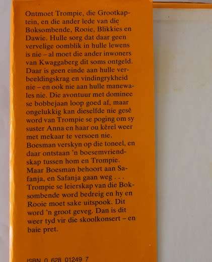 Trompie deur Topsy Smith. Boek een.