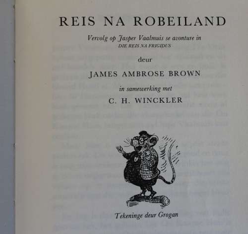 Reis na Robeiland deur James Ambrose Brown