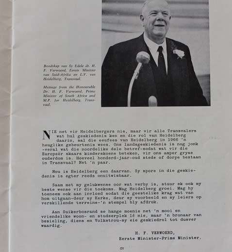 Geskiedenis van die Ned. Geref. Gemeente Heidelberg Transvaal 1865-1965 deur A.E. Faul Bosman
