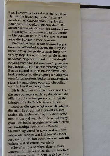 Kringe in`n bos deur Dalene Matthee