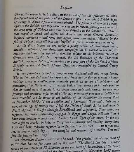 One man`s war by James Ambrose Brown. A soldier`s dairy-Second World War