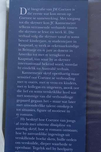 `n Geskryfde Lewe J.M. Coetzee deur J.C. Kannemeyer