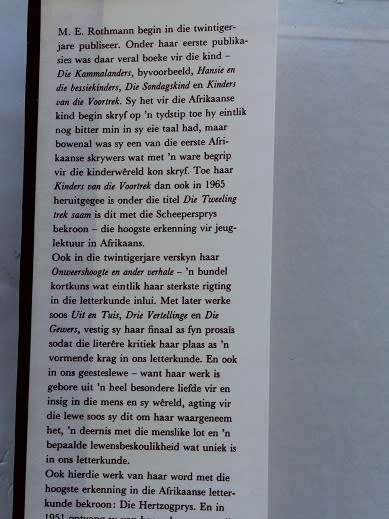 My beskeie deel deur MER. `n Outobiografiese vertelling