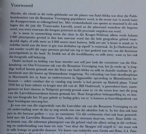 Veldblommegids van Suid-Afrika--Transvaalse Laeveld en Platorand deur JO Onderstall