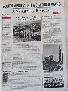 South Africa in two World Wars-A newspaper history by Vic Alhadeff.