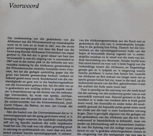 Afrikaners in die Goudstad-Redakteur Prof.Dr. E.L.P.Stals. Deel 1--1886-1924