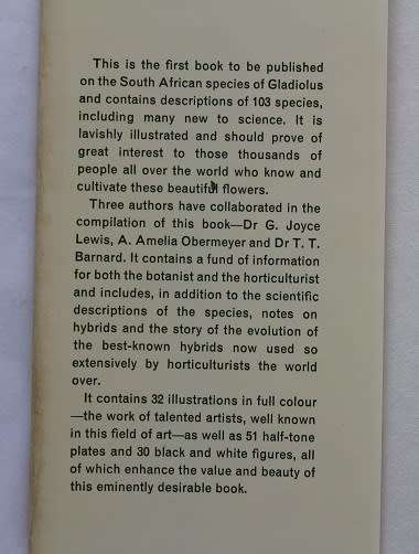 Gladiolus by G. Lewis-A.A. Obermeyer with T.T. Barnard