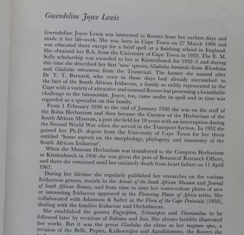 Gladiolus by G. Lewis-A.A. Obermeyer with T.T. Barnard