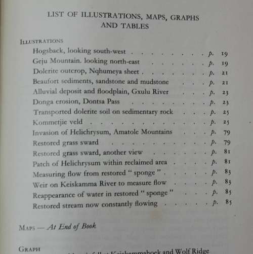 The Natural History of the Keiskammahoek District edited by Edgar D. Mountain