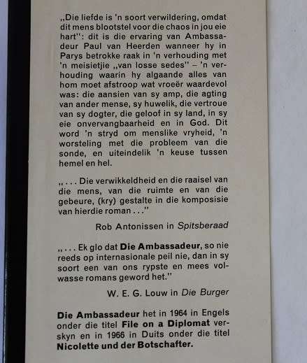 Die Ambassadeur deur André P. Brink