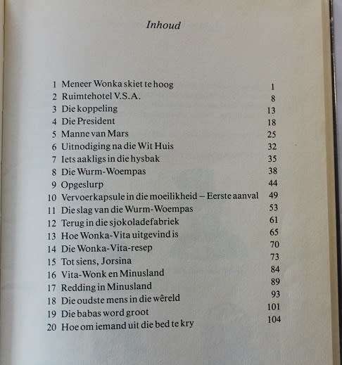 Kalie Emmer en die Groot Glashyser deur Roald Dahl.