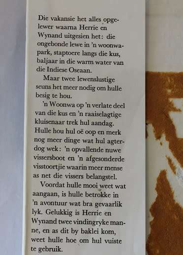 Ooskus-avontuur deur D.N. Pfaff. Jeugverhaal
